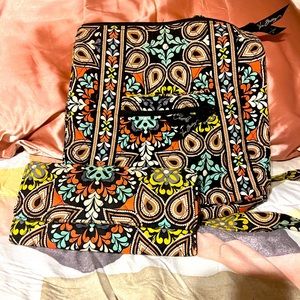 Vera Bradley crossbody with matching wallet